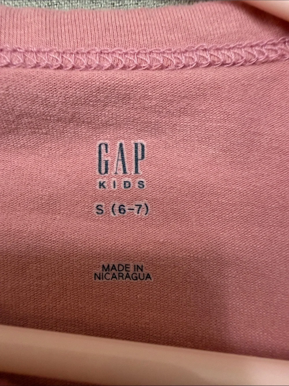 Girls' Pink Two-Piece Skirt Set - Long Sleeve Top & Skirt Size Small 6-7